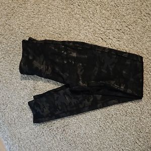 Camo Spanx Faux Leather Leggings